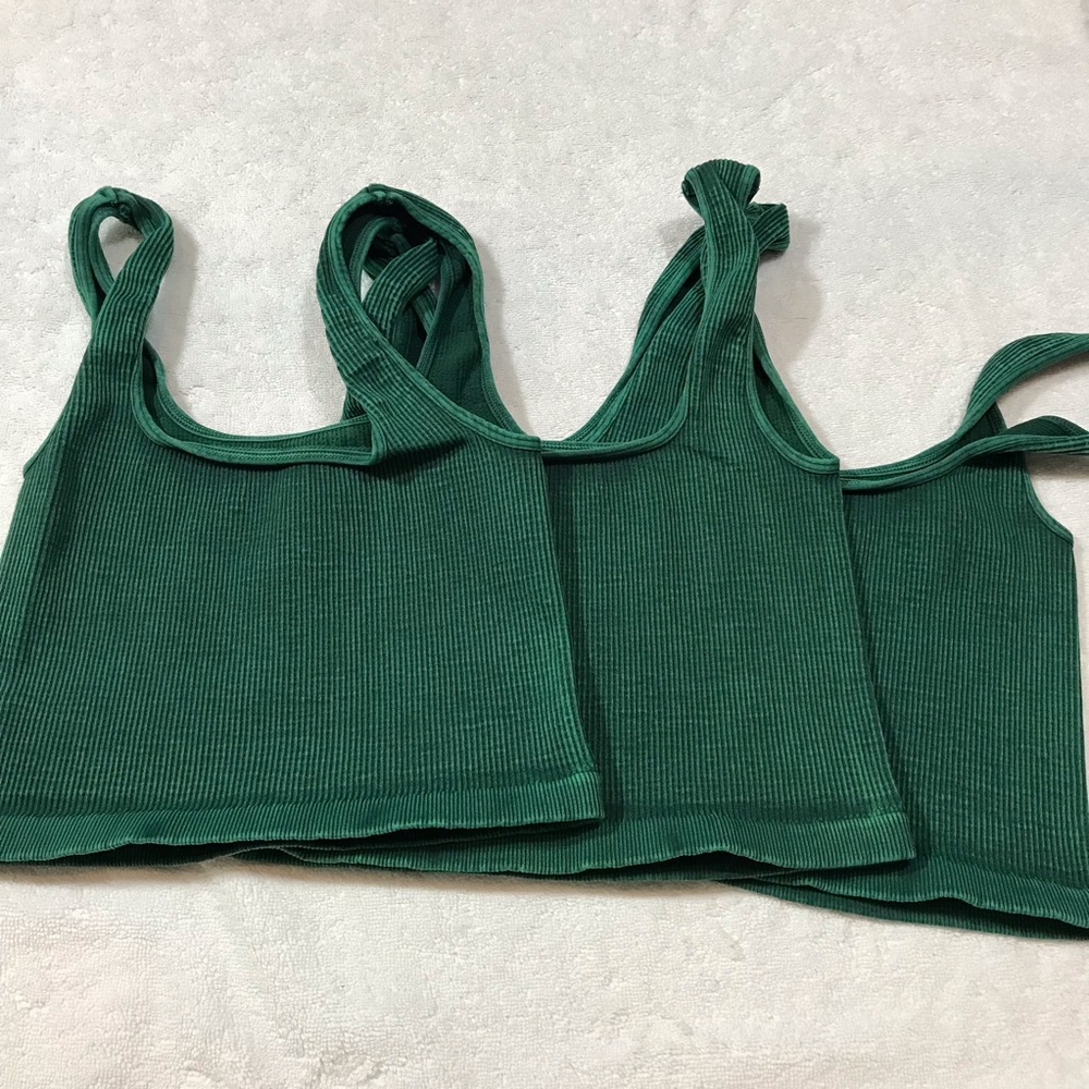 FP Movement Happiness Runs Square Neck Crop in Emerald - Size XS/S - Picture 6 of 10